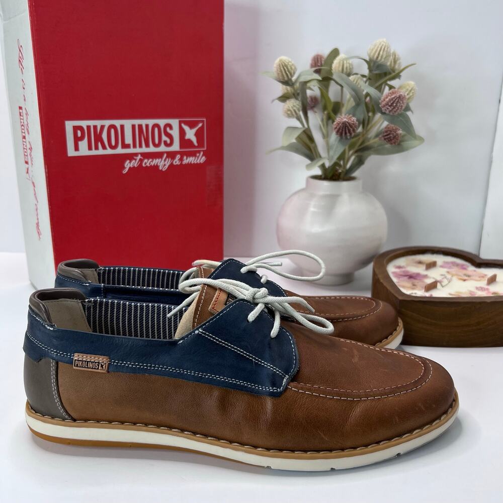 Pikolinos Jucar Lace Up Leather Shoe Brandy M4E-1035BFC1 Men EU 43/9 Tried on